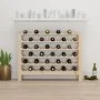 Solid pine wood bottle rack 109.5x30x82 cm by vidaXL, Wine racks - Ref: Foro24-822546, Price: 74,34 €, Discount: %