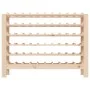 Solid pine wood bottle rack 109.5x30x82 cm by vidaXL, Wine racks - Ref: Foro24-822546, Price: 74,34 €, Discount: %