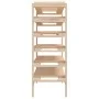 Botellero madera maciza de pino 109,5x30x82 cm de vidaXL, Botelleros - Ref: Foro24-822546, Precio: 74,34 €, Descuento: %
