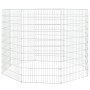 Recinto animales corral 8 paneles hierro galvanizado 54x100 cm de vidaXL, Jaulas y habitáculos para animales pequeños - Ref: ...