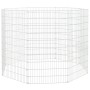 Recinto animales corral 8 paneles hierro galvanizado 54x100 cm de vidaXL, Jaulas y habitáculos para animales pequeños - Ref: ...