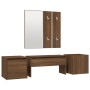 Set de muebles de recibidor madera contrachapada roble marrón de vidaXL, Armarios roperos - Ref: Foro24-3120202, Precio: 144,...