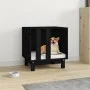 Caseta para perros madera maciza de pino negro 50x40x52 cm de vidaXL, Casetas para perros - Ref: Foro24-822475, Precio: 60,81...