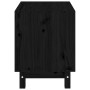 Caseta para perros madera maciza de pino negro 50x40x52 cm de vidaXL, Casetas para perros - Ref: Foro24-822475, Precio: 61,63...