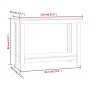 Solid white pine wood workbench 110x50x80 cm by vidaXL, Work tables - Ref: Foro24-822502, Price: 103,88 €, Discount: %