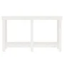 Solid white pine wood workbench 140x50x80 cm by vidaXL, Work tables - Ref: Foro24-822507, Price: 130,69 €, Discount: %