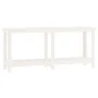 Solid white pine wood workbench 180x50x80 cm by vidaXL, Work tables - Ref: Foro24-822512, Price: 131,89 €, Discount: %