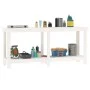 Solid white pine wood workbench 180x50x80 cm by vidaXL, Work tables - Ref: Foro24-822512, Price: 131,89 €, Discount: %