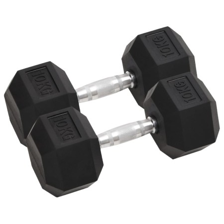 Mancuernas 2 unidades hierro fundido 20 kg de vidaXL, Peso libre - Ref: Foro24-93604, Precio: 102,14 €, Descuento: %