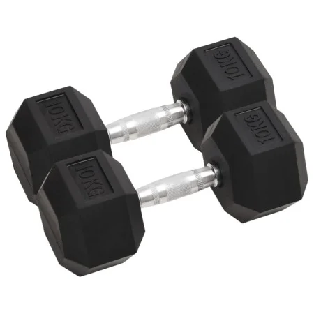 Mancuernas 2 unidades hierro fundido 20 kg de vidaXL, Peso libre - Ref: Foro24-93604, Precio: 99,89 €, Descuento: %