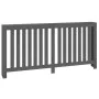 Cubierta de radiador madera maciza de pino gris 169x19x84 cm de vidaXL, Accesorios para radiadores de calefacción - Ref: Foro...