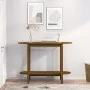 Solid pine wood honey brown console table 110x40x80 cm by vidaXL, Coffee table - Ref: Foro24-822300, Price: 63,72 €, Discount: %