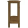 Solid pine wood honey brown console table 110x40x80 cm by vidaXL, Coffee table - Ref: Foro24-822300, Price: 63,72 €, Discount: %