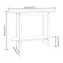 Solid pine wood honey brown console table 110x40x80 cm by vidaXL, Coffee table - Ref: Foro24-822300, Price: 63,72 €, Discount: %