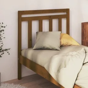 Solid pine wood bed headboard honey brown 95x4x100 cm by vidaXL, Headboards and footboards - Ref: Foro24-822245, Price: 30,07...