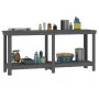 Banco de trabajo de madera maciza de pino gris 180x50x80 cm de vidaXL, Mesas de trabajo - Ref: Foro24-822513, Precio: 124,51 ...