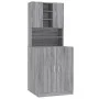 Armario para lavadora madera contrachapada gris Sonoma de vidaXL, Accesorios para lavadoras y secadoras - Ref: Foro24-3120183...