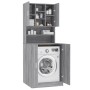 Armario para lavadora madera contrachapada gris Sonoma de vidaXL, Accesorios para lavadoras y secadoras - Ref: Foro24-3120183...
