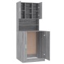 Armario para lavadora madera contrachapada gris Sonoma de vidaXL, Accesorios para lavadoras y secadoras - Ref: Foro24-3120183...