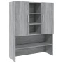 Armario para lavadora madera contrachapada gris Sonoma de vidaXL, Accesorios para lavadoras y secadoras - Ref: Foro24-3120183...