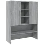 Armario para lavadora madera contrachapada gris Sonoma de vidaXL, Accesorios para lavadoras y secadoras - Ref: Foro24-3120183...