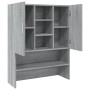 Armario para lavadora madera contrachapada gris Sonoma de vidaXL, Accesorios para lavadoras y secadoras - Ref: Foro24-3120183...