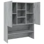 Armario para lavadora madera contrachapada gris Sonoma de vidaXL, Accesorios para lavadoras y secadoras - Ref: Foro24-3120183...