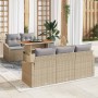 Conjunto de Comedor de Jardín Beige y gris 100 x 55 x 73 cm en Sofás de exterior | Comprar online en Foru.es