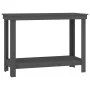 Solid gray pine wood workbench 110x50x80 cm by vidaXL, Work tables - Ref: Foro24-822503, Price: 90,22 €, Discount: %