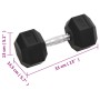 Mancuernas 2 unidades hierro fundido 25 kg de vidaXL, Peso libre - Ref: Foro24-93605, Precio: 113,98 €, Descuento: %