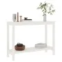 Konsolentisch aus massivem weißem Kiefernholz, 110 x 40 x 80 cm von vidaXL, Seitentische - Ref: Foro24-822283, Preis: 98,64 €...