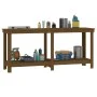 Solid honey brown pine wood workbench 180x50x80 cm by vidaXL, Work tables - Ref: Foro24-822514, Price: 153,55 €, Discount: %