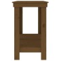 Banco de trabajo madera maciza de pino marrón miel 180x50x80 cm de vidaXL, Mesas de trabajo - Ref: Foro24-822514, Precio: 155...