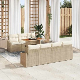 Conjunto de Comedor de Jardín Beige y Crema 100 x 55 x 73 cm en Sofás de exterior | Comprar online en Foru.es