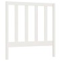Cabecero de cama madera maciza de pino blanco 95x4x100 cm de vidaXL, Cabeceros y pies de cama - Ref: Foro24-822238, Precio: 3...