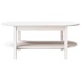 Mesa de centro de madera maciza de pino blanco 110x55x45 cm de vidaXL, Mesas de centro - Ref: Foro24-822288, Precio: 127,03 €...