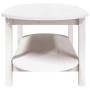 Mesa de centro de madera maciza de pino blanco 110x55x45 cm de vidaXL, Mesas de centro - Ref: Foro24-822288, Precio: 127,03 €...