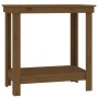 Banco de trabajo madera maciza de pino marrón miel 80x50x80 cm de vidaXL, Mesas de trabajo - Ref: Foro24-822499, Precio: 67,9...