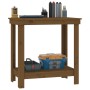 Banco de trabajo madera maciza de pino marrón miel 80x50x80 cm de vidaXL, Mesas de trabajo - Ref: Foro24-822499, Precio: 67,9...