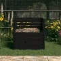 Solid black pine wood composter 80x80x78 cm by vidaXL, Composters - Ref: Foro24-822191, Price: 114,05 €, Discount: %