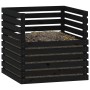 Compostador de madera maciza de pino negro 80x80x78 cm de vidaXL, Compostadores - Ref: Foro24-822191, Precio: 115,49 €, Descu...