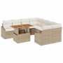 Conjunto de Comedor de Jardín Beige y Crema 100 x 55 x 73 cm en Sofás de exterior | Comprar online en Foru.es