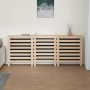 Cubierta de radiador madera maciza de pino 210x21x85 cm de vidaXL, Accesorios para radiadores de calefacción - Ref: Foro24-82...
