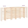 Cubierta de radiador madera maciza de pino 210x21x85 cm de vidaXL, Accesorios para radiadores de calefacción - Ref: Foro24-82...