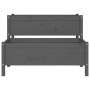 Jardinera de madera de pino maciza gris 110x84x75 cm de vidaXL, Maceteros y jardineras - Ref: Foro24-822264, Precio: 162,03 €...