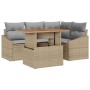 Conjunto de Comedor de Jardín Beige y gris 100 x 55 x 73 cm en Sofás de exterior | Comprar online en Foru.es
