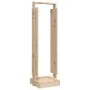 Soporte para leña madera maciza de pino 33,5x30x110 cm de vidaXL, Bolsas y soportes de leña - Ref: Foro24-822621, Precio: 45,...