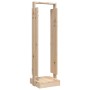 Soporte para leña madera maciza de pino 33,5x30x110 cm de vidaXL, Bolsas y soportes de leña - Ref: Foro24-822621, Precio: 45,...