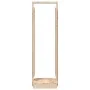 Soporte para leña madera maciza de pino 33,5x30x110 cm de vidaXL, Bolsas y soportes de leña - Ref: Foro24-822621, Precio: 45,...