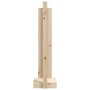 Soporte para leña madera maciza de pino 33,5x30x110 cm de vidaXL, Bolsas y soportes de leña - Ref: Foro24-822621, Precio: 45,...